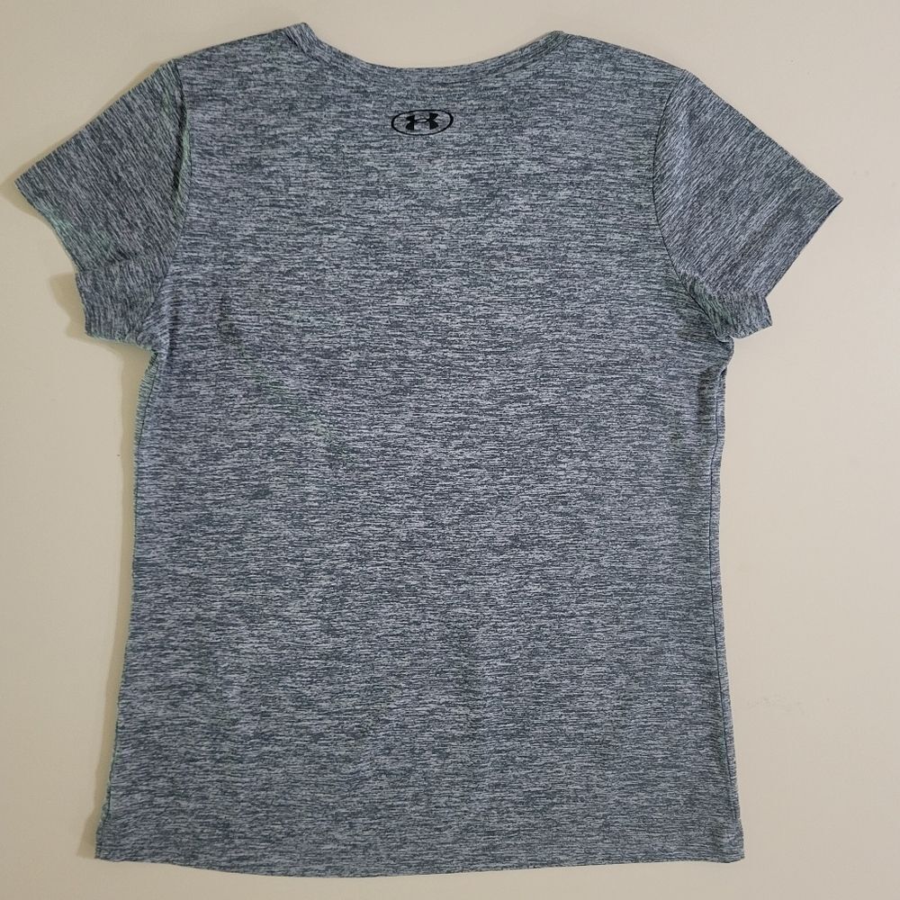 Under Armour Women's Black Marled Graphic Short Sleeve Tee - Picture 10 of 11